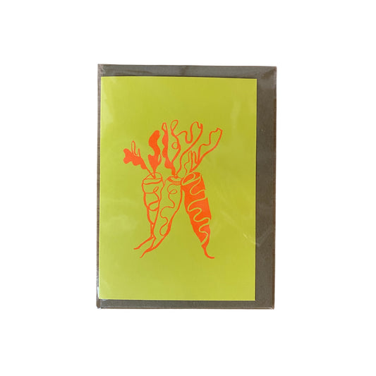 Carrot riso card