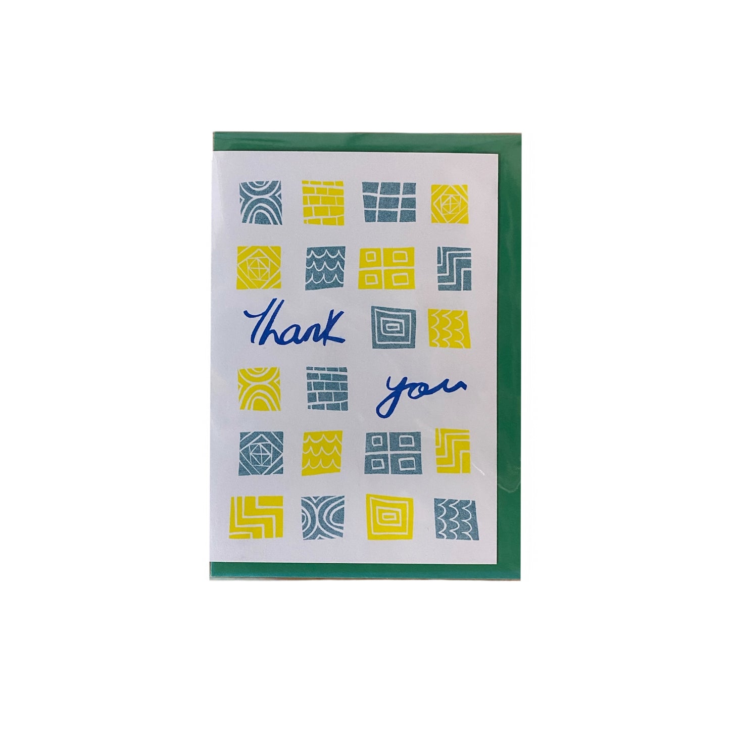 ‘Thank you’ riso card